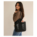Reusable Cotton Canvas Tote Bag with Dual Pockets