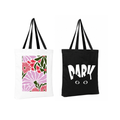 Piece Canvas Tote Bag Combo – Black & Natural Heavy-Duty Cotton Totes